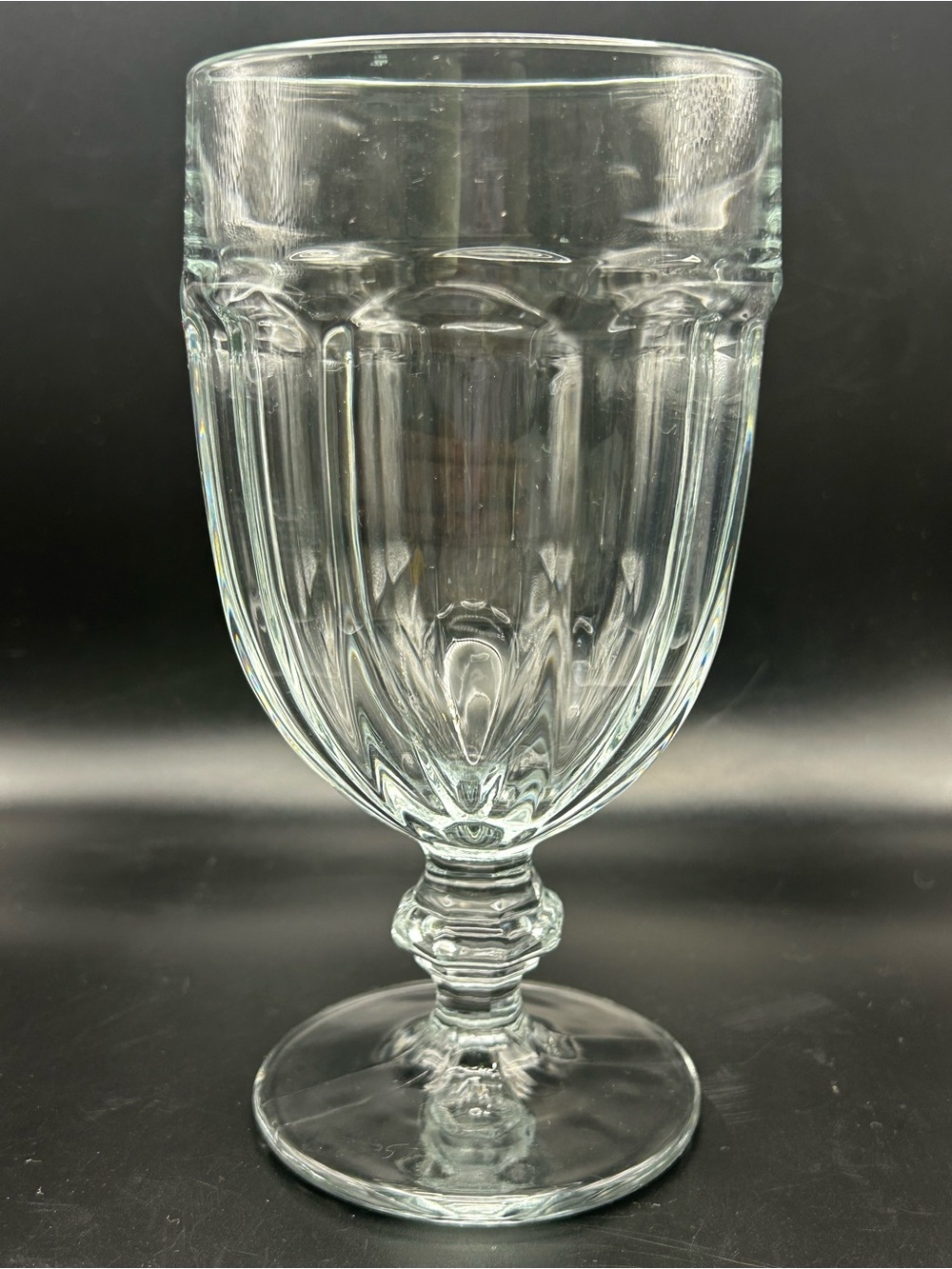 6 Libby Duratuff Iced Tea / Water Glass – Gibralter - 6 7/8” Tall Heavy Footed